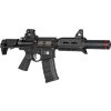 Airsoftová zbraň B4 PDW L B.R.S.S. s tlumičem - černá, zpětný ráz, BOLT 06