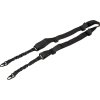 AMX Dvoubodový bungee popruh s HK klipem - černý, Amomax 01
