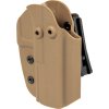 FMA Pistolové pouzdro Kydex pro Glock 17 - Dark Earth, FMA 01