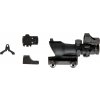 Puškohled stylu ACOG 4x32 a kolimátorem Mini Red Dot - černý, JJ Airsoft 03