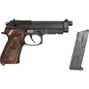 GIG Airsoftová pistole GPM92 GP2 - černá, očechová rukojeť, celokov, GBB, G&G 07