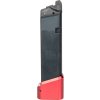 PRW Plynový zásobník pro WE Glock 17/18C/26 - červený, kovový, tlačný, 36bb, Pro Win 03