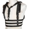 PRI Lehký taktický Chest Rig s jednobodovým popruhem - černý, Primal Gear 01
