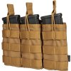 PRI Trojitá zásobníková sumka Koga pro M4 na Molle - Coyote Brown, Primal Gear 01