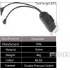 FMA Dual Switch spínač pro PEQ LA5-A a klasický PEQ - typ B, černý, FMA 04
