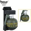 WSP Imitace granátu M67 (Dummy) včetně MOLLE úchytu - černý, Wosport 05