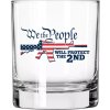 Sklenice na whisky - We the people will protect the 2ND, 295ml, Lucky Shot USA 01