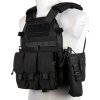 EME Taktická vesta stylu LBT 6094A - černá, Emerson Gear 06