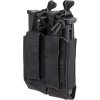 WSP Dvojitá MOLLE sumka DPMP na 9mm pistolové zásobníky - černá, Wosport 04