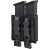 WSP Dvojitá MOLLE sumka FAST na 9mm pistolové zásobníky - černá, Wosport 03