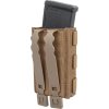 WSP Single MOLLE sumka FAST na zásobníky M4 prodložená - Coyote, Wosport 03