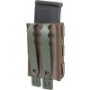 Wosport Single MOLLE sumka FAST na zásobníky M4 prodložená - Ranger Green, Wosport 04