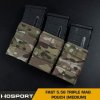 Wosport Single MOLLE sumka FAST na zásobníky M4 střední - MC, Wosport 03