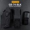 Wosport Komplet pistolového pouzdra 6354 DO pro Glock 17 se svítilnou - černé, Wosport 01
