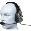 Taktický headset Gen 5 s montáží na helmu FAST - olivový, Wosport