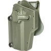 AMX Opaskové polymerové univerzální pouzdro Per-Fit pro leváky - olivové OD, Amomax 01