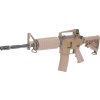 Wet Airsoftová zbraň M4A1 - písková TAN, celokov, open bolt, GBB, WE 06