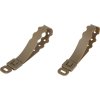 PRI Dlouhý klip pro montáž příslušenství na vestu - 2 kusy, pískový TAN, Primal Gear 01