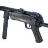 SRC Airsoftový samopal MP40 - černý, ocelový, Gen3, SRC 05