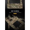 Wosport Jednoduchý Chest Rig s MOLLE Expansion panel - Ranger Green, Wosport 02