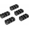 Set kovových RIS lišt na KeyMod a M-LOK - 40mm, 5KU 01