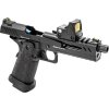 VORSK Airsoftová pistole Hi-Capa 5.1 s kolimátorem Split - černá, GBB, VORSK 03