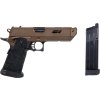 JGG Airsoftová pistole 3355 - Half-Bronze, kovový závěr, GBB, Golden Eagle 07
