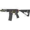 Airsoftová zbraň R&D Precision R15 5,5" M-LOK mod 1 ETU Nebula - černá/zlatá, Zion Arms 01
