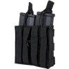 GFT Univerzální otevřená dvojitá MOLLE sumka pro M4 - černá, GFC 04