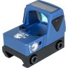 JJA Kolimátor xFORCE MINI včetně solárního pohonu - modrý, JJ Airsoft 02