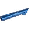LAC Hliníková vnější hlaveň TORNADO pro TM Hi-Capa 4.3 - modrá, LA Capa Customs 01