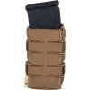 Mtc Otevřená dvojitá sumka Laser Cut pro M4/AK na MOLLE - Coyote Brown, M-Tac 02