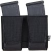 PRI Dvojitá zásobníková sumka / insert pro M4 na suchý zip - černý, Primal Gear 02