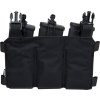 PRI Otevřená zásobníková sumka pro 3x M4 na suchý zip - černá, Primal Gear 03