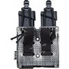 Flexi dvojitá sumka MOLLE na 2x pistolový zásobník - Multicam Black, Primal Gear 03