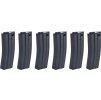SRC Set zásobníků Mid-Cap pro M4 - 6ks, černý, tlačný, 100bb, SRC 01