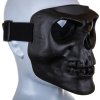 WSP Celoobličejová maska Skeleton - černá, Wosport 03
