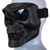 WSP Celoobličejová maska Skeleton - černá, Wosport 01