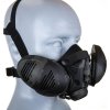 WSP Speciální taktická maska "Respirator V2" replika - Multicam Black, Wosport 03