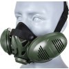 WSP Speciální taktická maska "Respirator V2" replika - olivová, Wosport 01