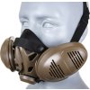 WSP Speciální taktická maska "Respirator V2" replika - písková TAN, Wosport 01