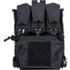 WSP Batoh/panel typ V5 s pistoovými sumkami pro JPC vestu 2.0 - černý, Wosport 02