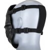 Celoobličejová taktická maska - Multicam Black, Wosport 04