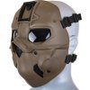 WSP Celoobličejová taktická maska - písková TAN, Wosport 01