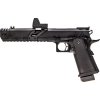 RAVEN Airsoftová pistole Hi-Capa DRAGON včetně BDS - černá, kovový závěr, GBB, Raven 01