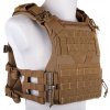 Taktická vesta / nosič plátů VE-83 s MOLLE - Coyote Brown, Wosport 03