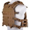Taktická vesta / nosič plátů VE-83 s MOLLE - Coyote Brown, Wosport 06