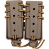WSP Set MOLLE sumek Urban Assault Long Quick Pull pro 2x pistolový zásobník - pískový TAN, Wosport 02