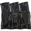 WSP Trojitá zásobníková MOLLE sumka s chlopní pro M4 - Multicam Black, Wosport 02