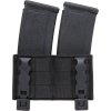 WSP Dvojitá otevřená MOLLE sumka pro zásobníky 2x M4 - černá, Wosport 04